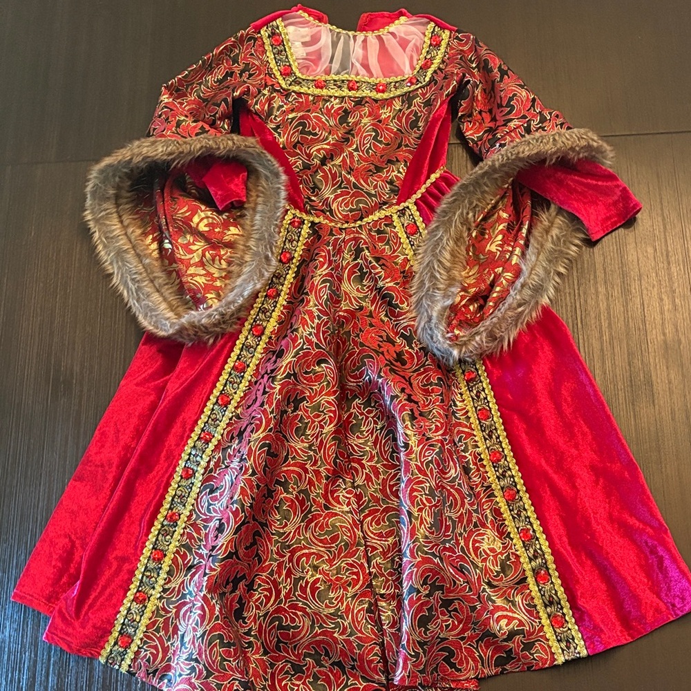 Chasing Fireflies Red and Gold Regal Kids Costume